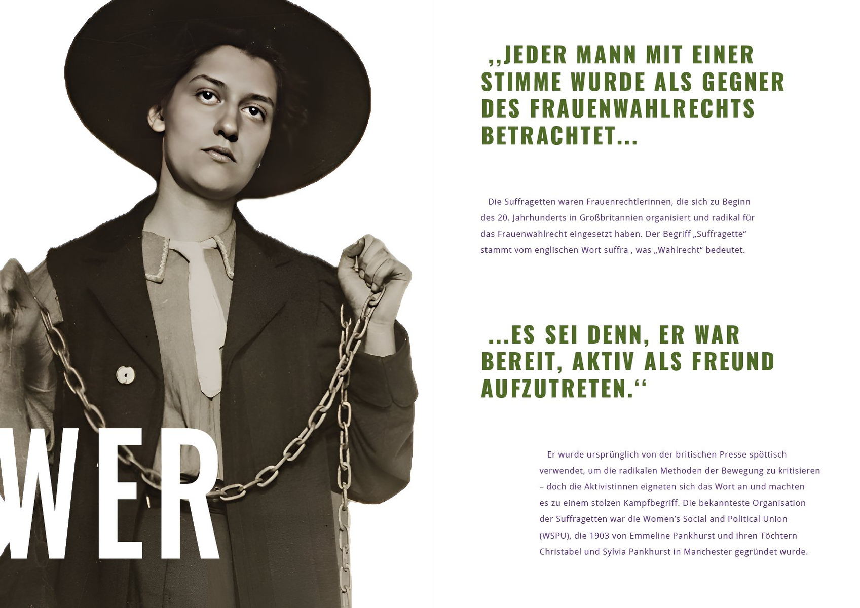 Suffragetten — Spread 2